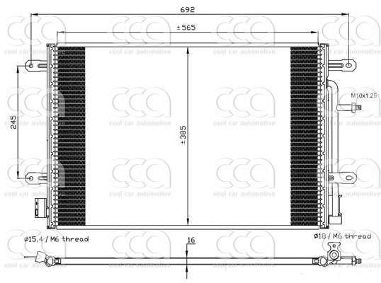 Condensors Nissens Condenser Audi A4 05-