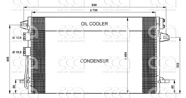 Condensors Nissens Condenser Chrysler Voyager 04-