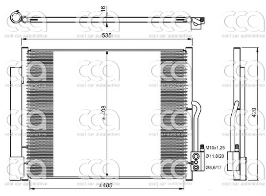 Condensors Nissens Condenser Opel Meriva B (2010-)