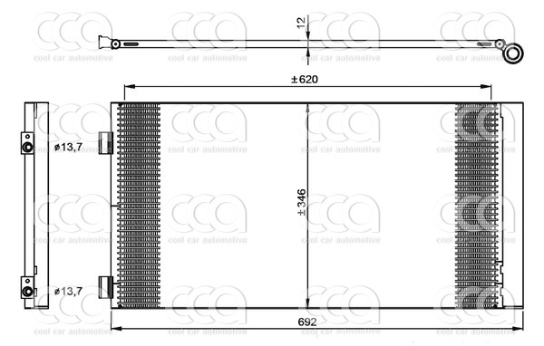 Condensors Nissens Condenser Mini One / Cooper 2010-