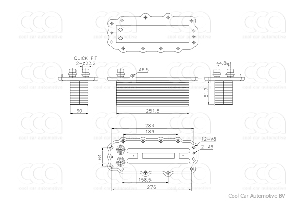 Intercoolers Intercooler Fiat 500X 1.0