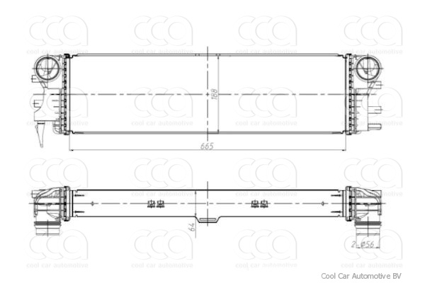 Intercoolers Intercooler MB V-series 14>