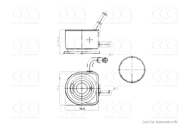 Oliekoelers Oliekoeler Hyundai i20 / i30