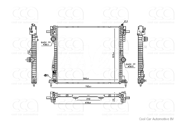 Radiateuren PW - Vrachtwagens Radiateur Alfa Romeo Giulia 15>