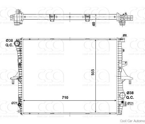 Radiateuren PW - Vrachtwagens Radiateur Audi Q7 06>
