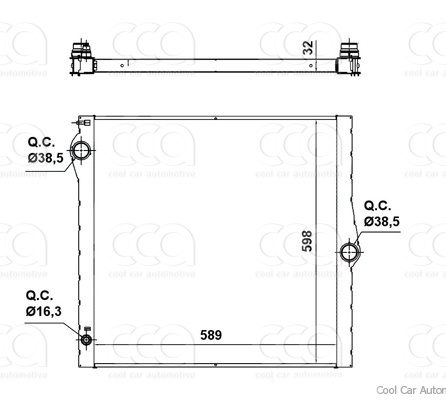 Radiateuren PW - Vrachtwagens Radiateur BMW X5 Series 01>
