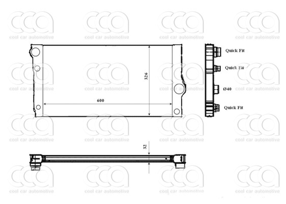 Radiateuren PW - Vrachtwagens Radiateur BMW 5 Series 09>