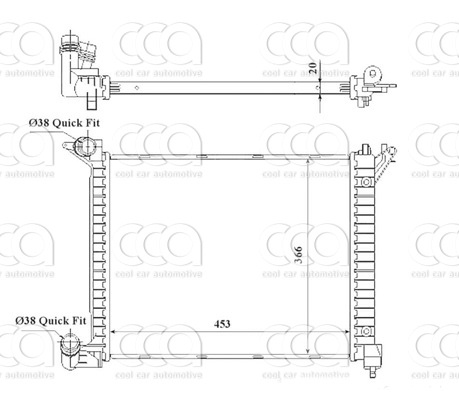 Radiateuren PW - Vrachtwagens Radiateur Mini One 1,4D
