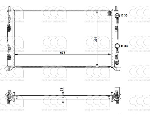 Radiateuren PW - Vrachtwagens Radiateur Chrysler Sebring 01>