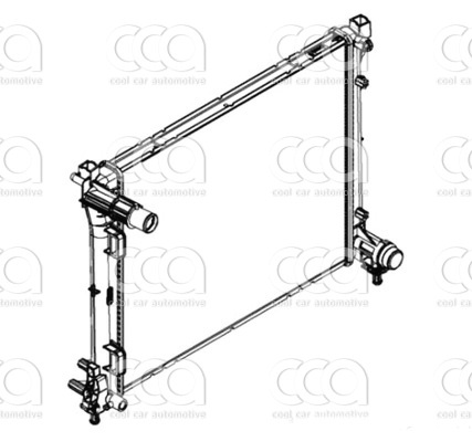 Radiateuren PW - Vrachtwagens Radiateur Chrysler Ypsilon 09>