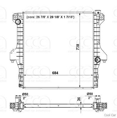 Radiateuren PW - Vrachtwagens Radiateur Dodge Ram 06>