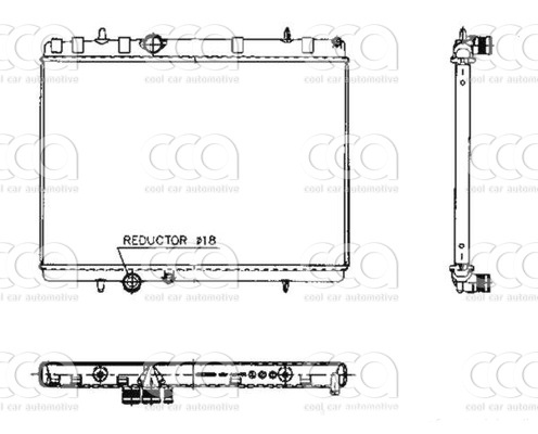 Radiateuren PW - Vrachtwagens Radiateur Citroen C5 01>