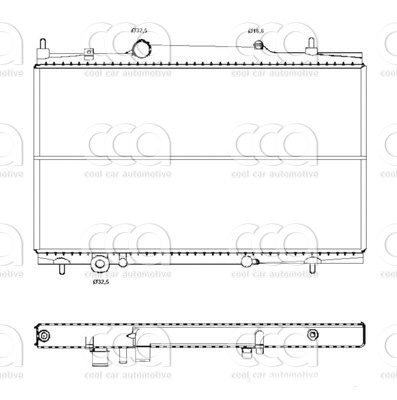 Radiateuren PW - Vrachtwagens Radiateur Citroen C5 04>