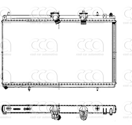 Radiateuren PW - Vrachtwagens Radiateur Citroen C5 02>