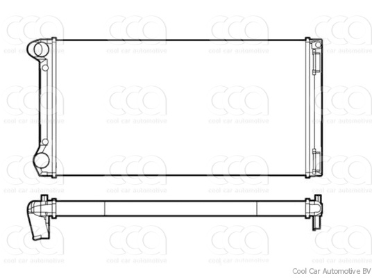 Radiateuren PW - Vrachtwagens Radiateur Fiat Idea 10>