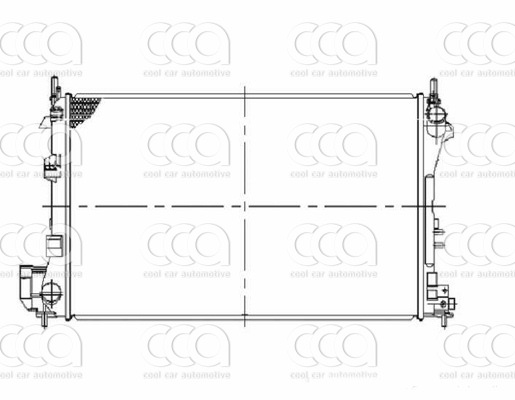 Radiateuren PW - Vrachtwagens Radiateur Fiat Croma 06>