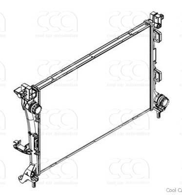 Radiateuren PW - Vrachtwagens Radiateur Fiat 500 02>