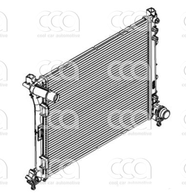 Radiateuren PW - Vrachtwagens Radiateur Fiat Panda 02>