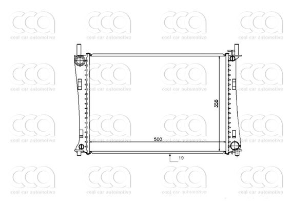 Radiateuren PW - Vrachtwagens Radiateur Ford Fiesta 02>