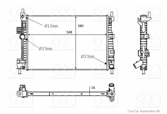 Radiateuren PW - Vrachtwagens Radiateur Ford C-Max 10>