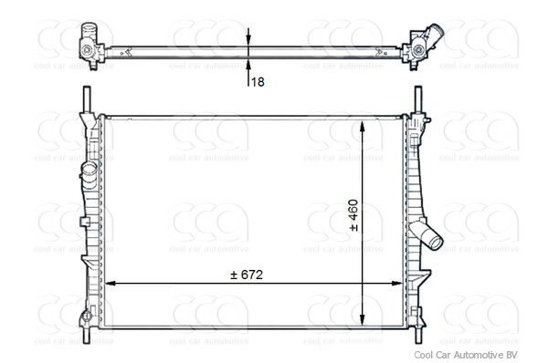 Radiateuren PW - Vrachtwagens Radiateur Ford Transit 10>