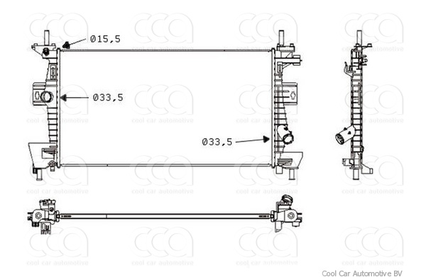 Radiateuren PW - Vrachtwagens Radiateur Ford C-Max 10>