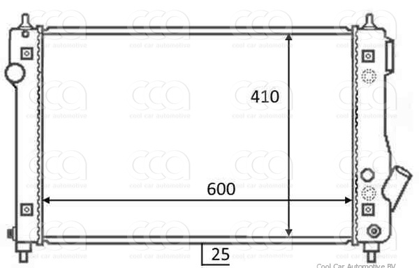 Radiateuren PW - Vrachtwagens Radiateur Chevrolet Aveo 05>