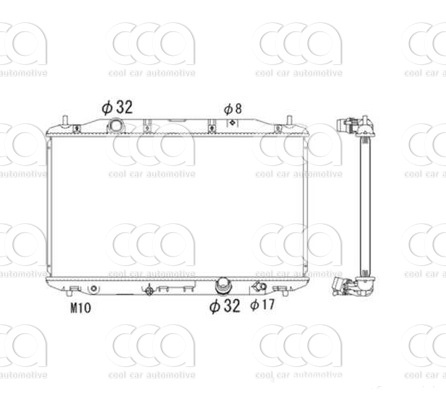 Radiateuren PW - Vrachtwagens Radiateur Honda Civic 09>