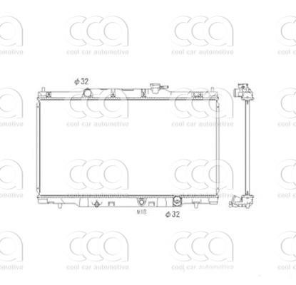 Radiateuren PW - Vrachtwagens Radiateur Honda CR-V 09>