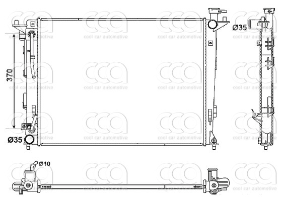 Radiateuren PW - Vrachtwagens Radiateur Hyundai iX35 09>