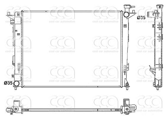 Radiateuren PW - Vrachtwagens Radiateur Hyundai iX35 08>