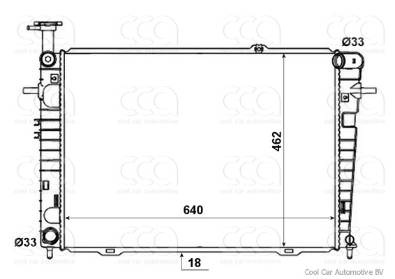 Radiateuren PW - Vrachtwagens Radiateur Hyundai Tucson 06>