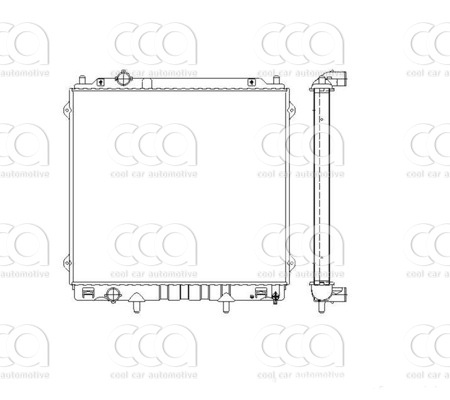 Radiateuren PW - Vrachtwagens Radiateur Hyundai Terracan 06>