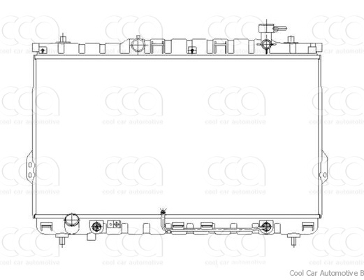 Radiateuren PW - Vrachtwagens Radiateur Hyundai Santa Fe 06>