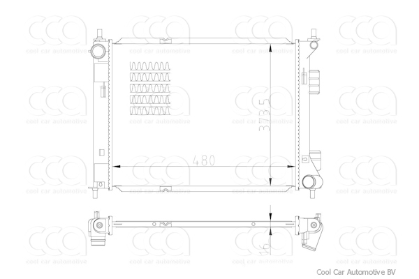 Radiateuren PW - Vrachtwagens Radiateur Hyundai iX20 11>
