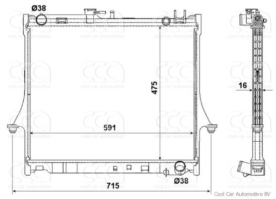 Radiateuren PW - Vrachtwagens Radiateur Isuzu D-Max 04>