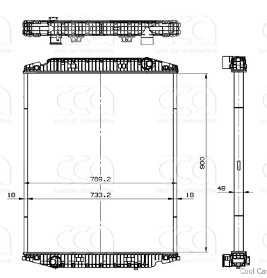 Radiateuren PW - Vrachtwagens Radiateur Iveco EuroStar 92>