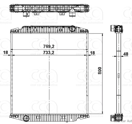 Radiateuren PW - Vrachtwagens Radiateur Iveco EuroStar 99>