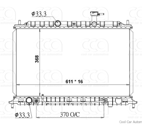 Radiateuren PW - Vrachtwagens Radiateur Kia Rio 09>