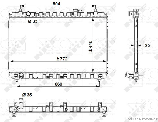 Radiateuren PW - Vrachtwagens Radiateur Kia Carnival 02>