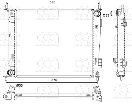 Radiateuren PW - Vrachtwagens Radiateur Kia Soul 05>