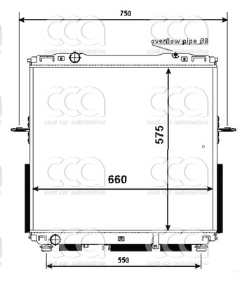 Radiateuren PW - Vrachtwagens Radiateur Kia Sorento 07>