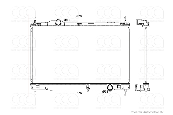 Radiateuren PW - Vrachtwagens Radiateur Lexus GS 08>