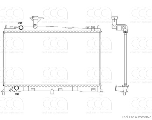 Radiateuren PW - Vrachtwagens Radiateur Mazda 6 06>