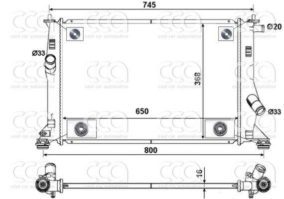 Radiateuren PW - Vrachtwagens Radiateur Mazda 5 06>