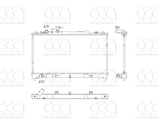 Radiateuren PW - Vrachtwagens Radiateur Mazda 6 07>