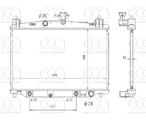 Radiateuren PW - Vrachtwagens Radiateur Mazda 2 11>