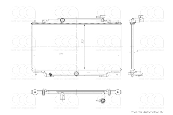 Radiateuren PW - Vrachtwagens Radiateur Mazda 3 07>