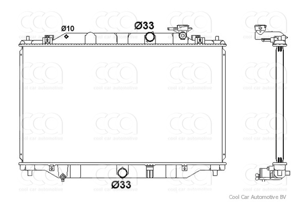 Radiateuren PW - Vrachtwagens Radiateur Mazda CX5 04>