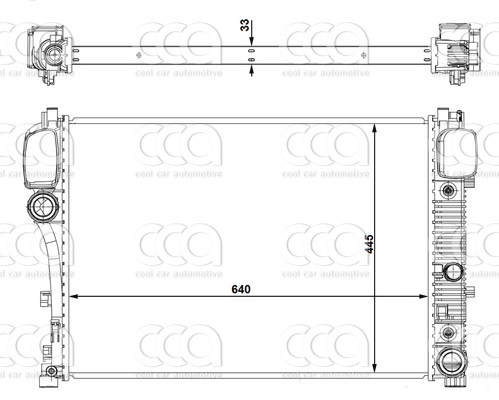 Radiateuren PW - Vrachtwagens Radiateur MB CL-Series 08>